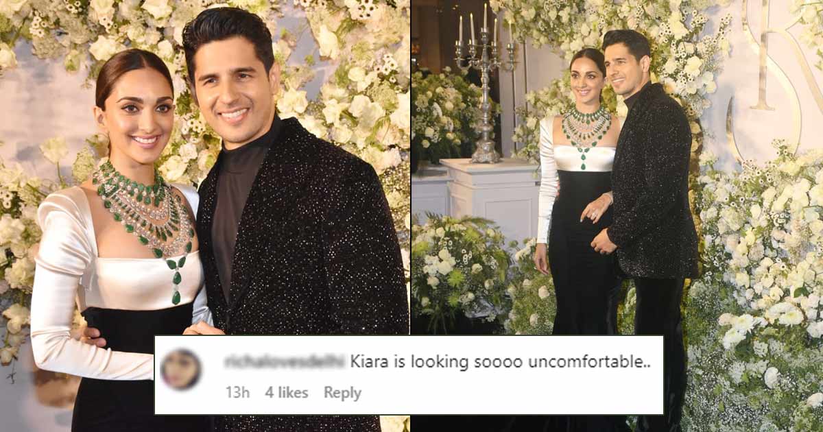 Netizens Criticise Kiara Advani And Sidharth Malhotras Wedding Reception Outfits “dulha Dulhan