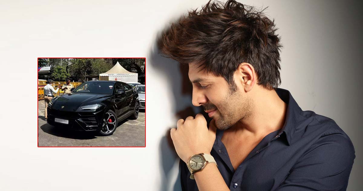 Shehzada Star Kartik Aaryan Gets Challan From Mumbai Police For Parking His Lamborghini On Wrong Side!