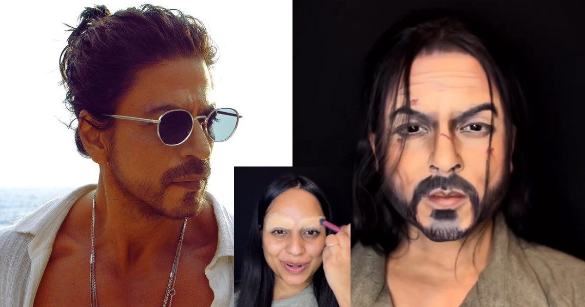 Pathaan: Makeup Artist Stuns Netizens With Her Unbelievable Transformation Into Shah Rukh Khan's Look From The Film