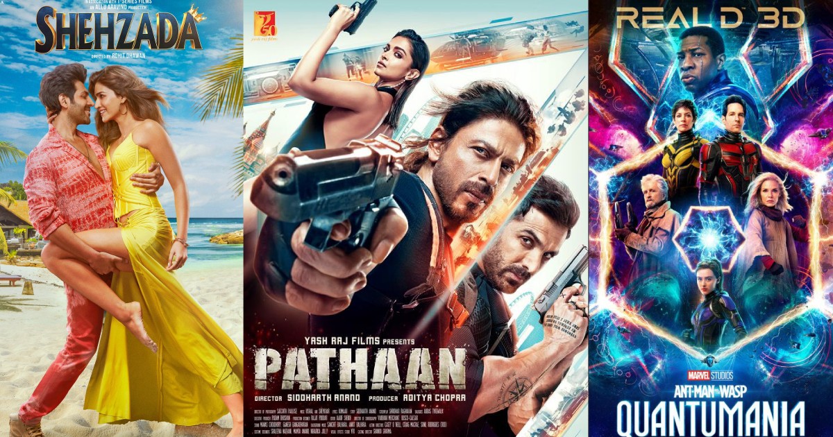 Pathaan vs Ant-Man And The Wasp: Quantumania vs Shehzada Box Office Morning Occupancy!
