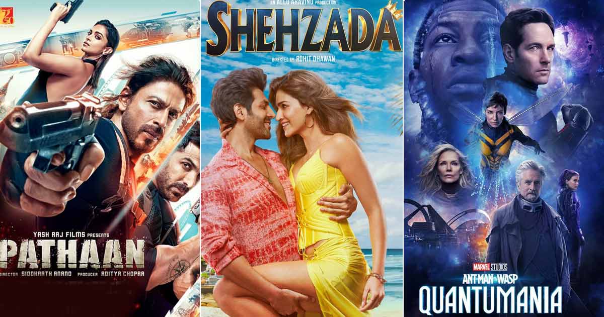Pathaan's Shows Increased By 25% As Shehzada & Ant-Man 3 Underperforms At The Box Office
