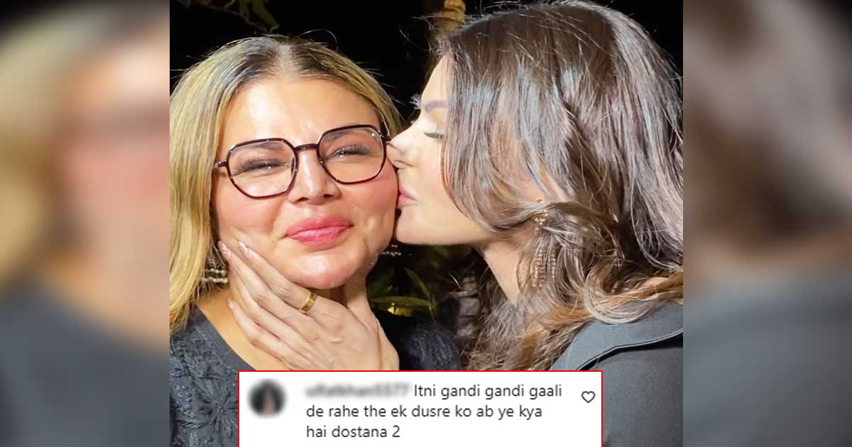 Rakhi Sawant & Sherlyn Chopra Patch Up With A Kiss After Brutal Catfights, Netizens Have Wild Reactions!