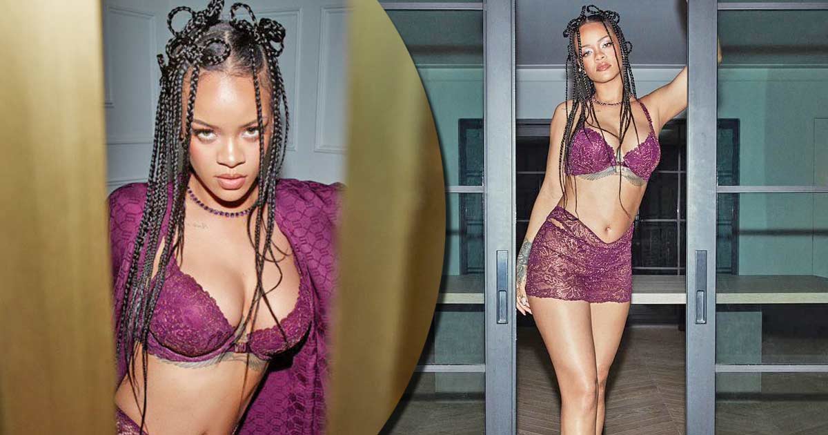 Rihanna Once Opted For A Lacey Bra With A Matching See-Through Skirt & Robe To Welcome The New Year, The NSFW Ensemble Melted The Snow That Day