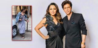 Shah Rukh Khan's Wifey Gauri Khan Faces An 'Oops Moment' While Walking On A Road, Netizens React - See Video