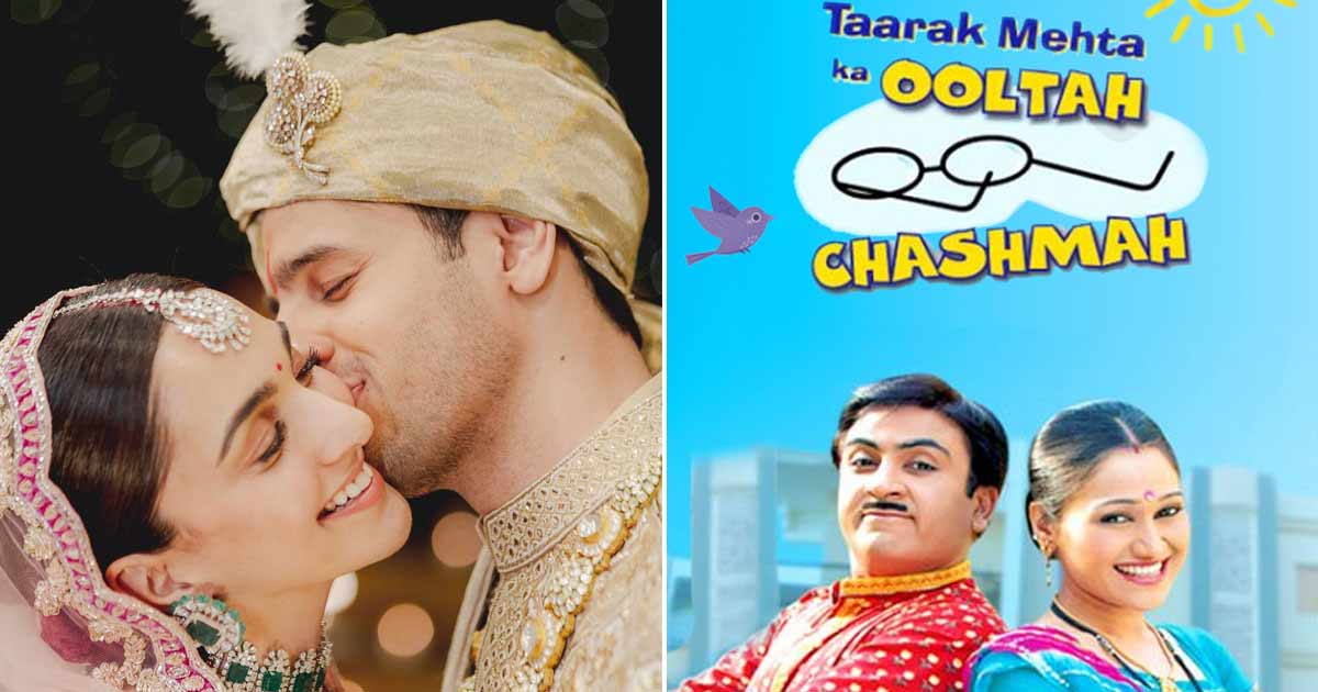 Sidharth Malhotra & Kiara Advani’s Wedding Pic Makes It To Taarak Mehta Ka Ooltah Chashmah’s Meme Template With A Hilarious Twist: “Saath Mein Baith Kar Dekhenge”