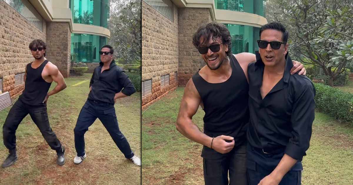 Tiger Shroff dances to 'Main Khiladi' from 'Selfiee' with Akshay Kumar