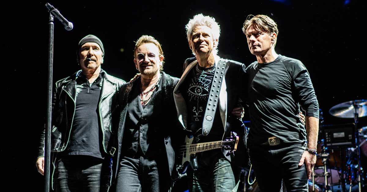 U2 All Set for Vegas Tour Celebrating Band's 1991 Album 'Achtung Baby'