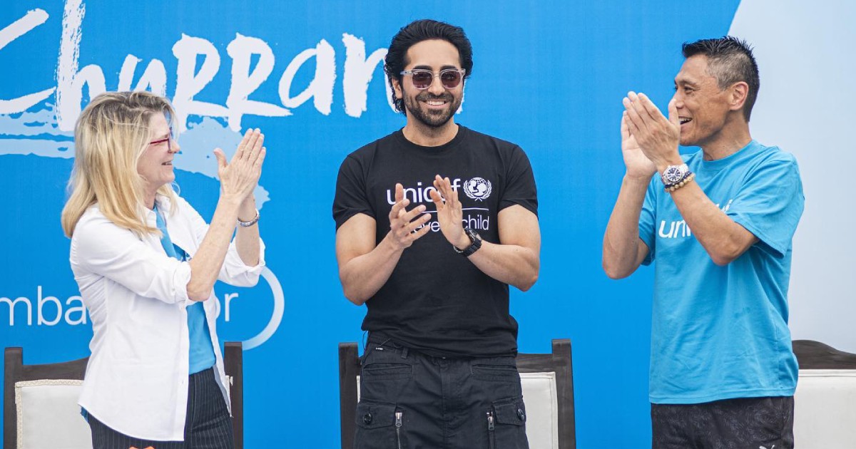 UNICEF names Ayushmann as its Nationwide Ambassador for Baby Rights