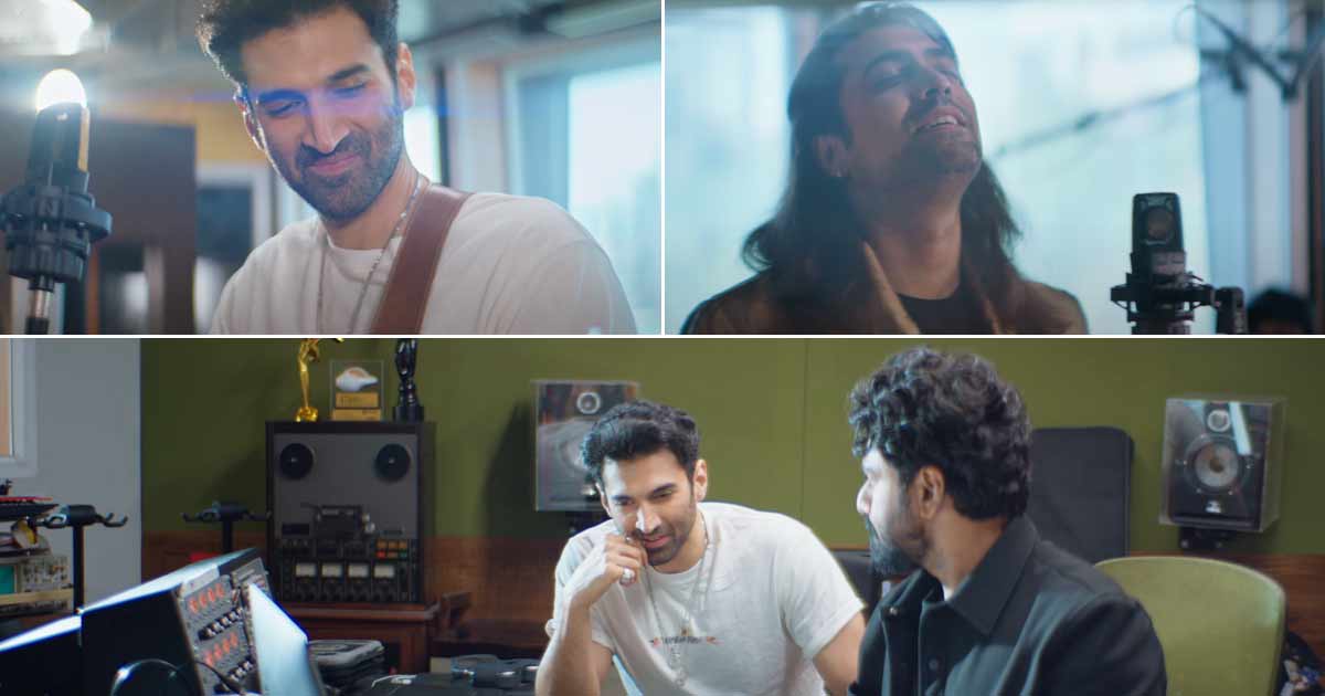 Aditya jams with Jubin, Mithun Sharma in 'Allah De Bande' song teaser