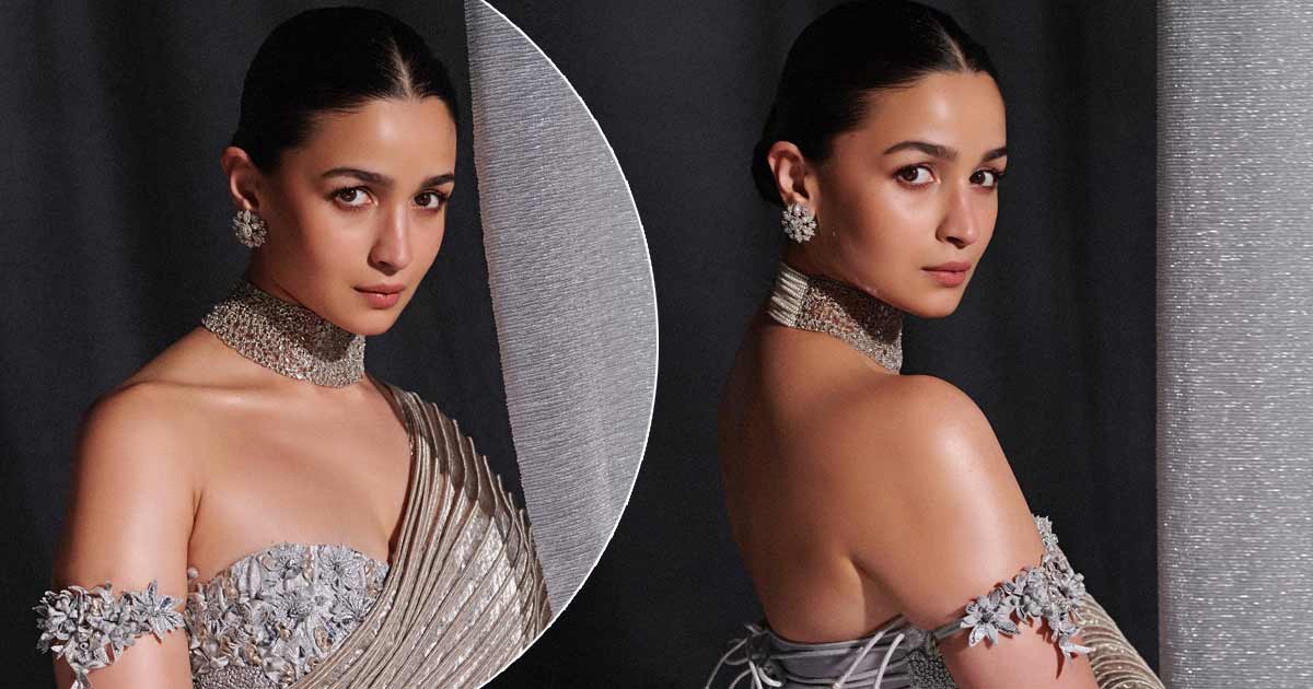 Alia Bhatt StepsOut In A Stunning Saree As She Attends The Great Indian Musical