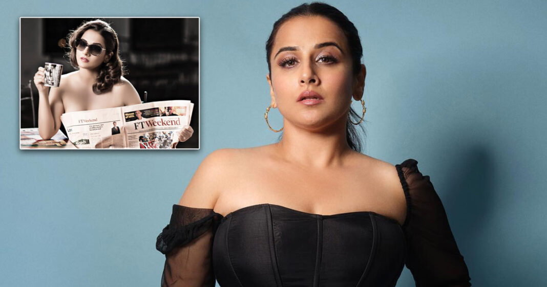 When Vidya Balan Stripped Down For A Bold Calendar Photoshoot While Covering Her Modesty With A