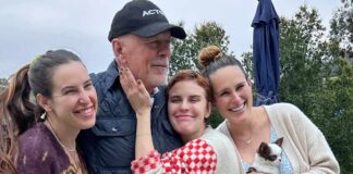 Demi Moore shares glimpse of Bruce Willis' birthday celebration with family