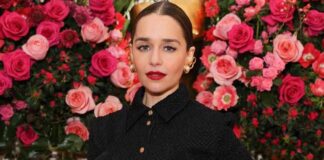 Emilia Clarke Looks Stunning In This Black Sultry Lingerie By Gucci