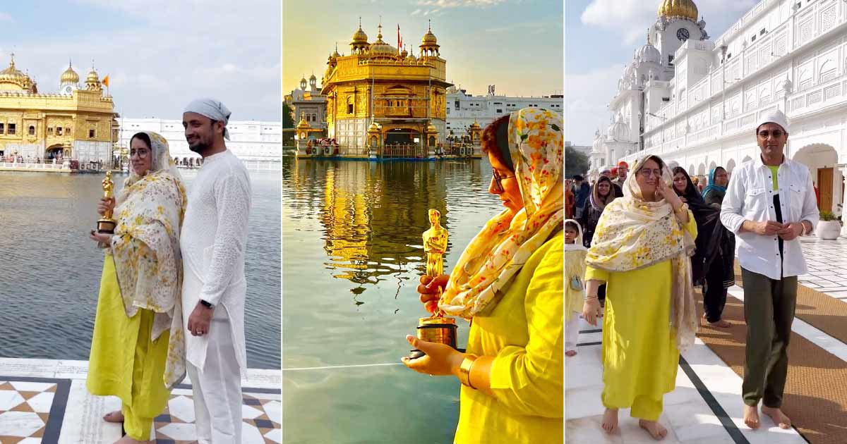Following The Elephant Whisperer’s Oscar Win, Producer Guneet Monga Visits Golden Temple To Search Blessings