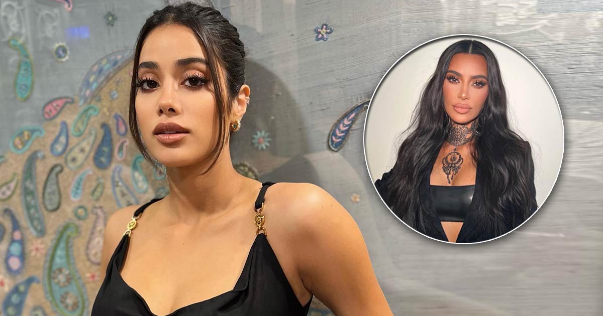 Janhvi Kapoor Oozes Oomph In A Body-Hugging Black Bodycon Dress With A Plunging Neckline, Netizens Call Her “Kim Kardashian Of Bollywood”