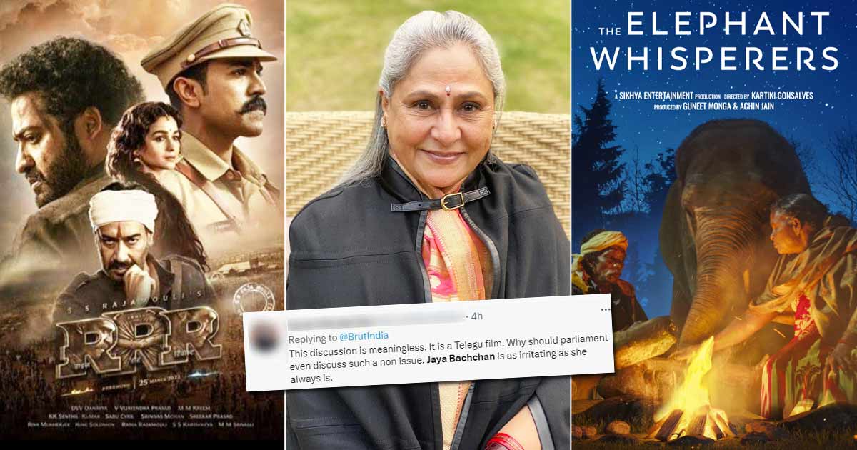 Jaya Bachchan Reignites Bollywood vs South Debate With Parliament Speech Over RRR & The Elephant Whisperers’ Oscar Win, Netizens Slam “Bollywood Attempting To Steal Credit score”