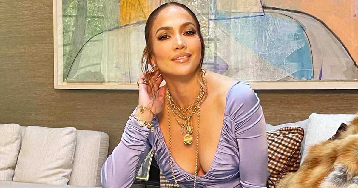 Jennifer Lopez Once Made Her Fans Drool In A Powder Blue Cut-Out Dress That Perfectly Hugged Her Body