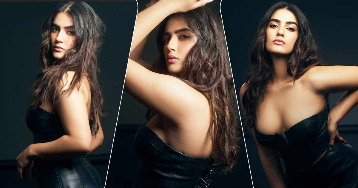 Kavya Thapar Seems to be scintillating in a Black Gown in her newest photoshoot