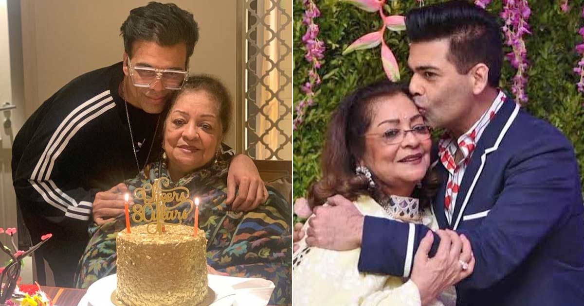 Karan Johar Pens Heartwarming Note For His 'Brave And Resilient' Mother, As She Turns 80