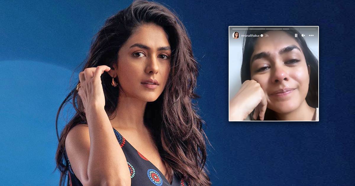Mrunal Thakur posts pic in tears, talks about being 'vulnerable'