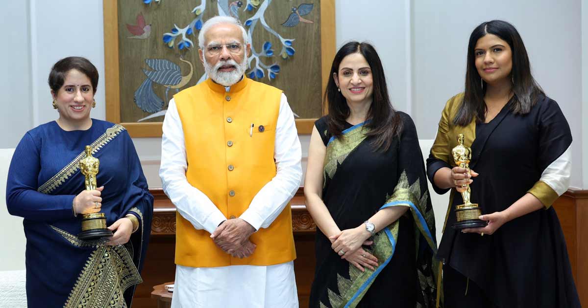 PM Modi meets 'brilliant team' behind 'The Elephant Whisperers'
