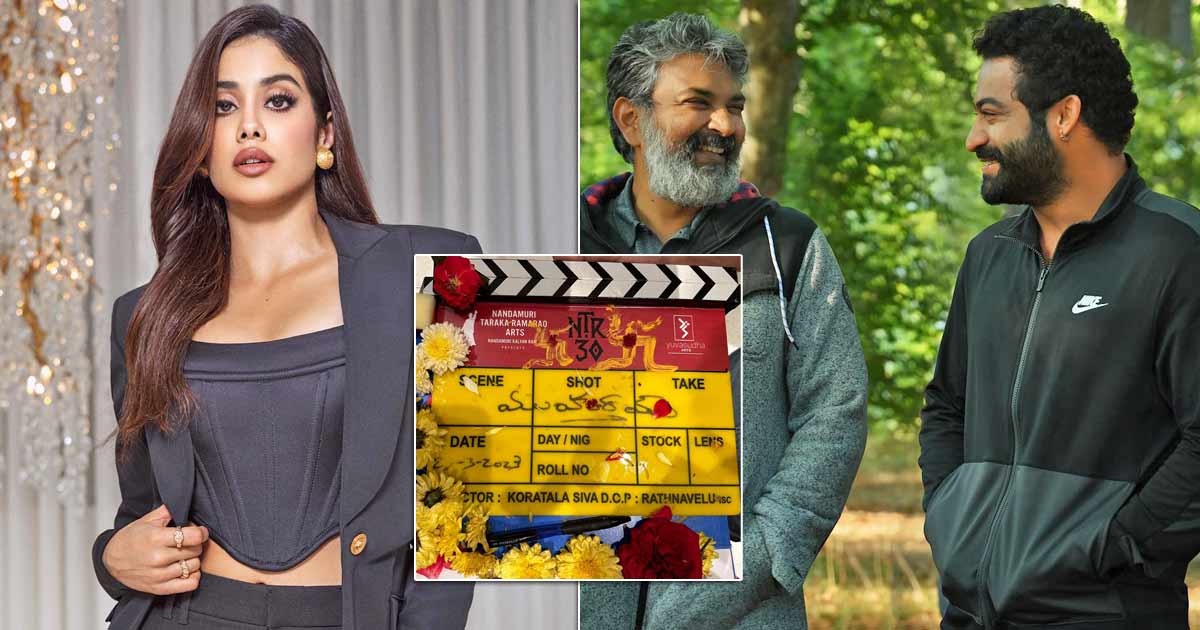 Rajamouli commences shoot of 'NTR 30', marks Janhvi's Telugu debut