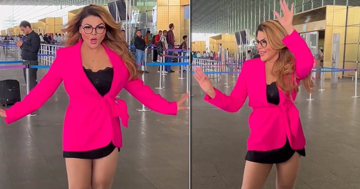 Rakhi Sawant Recreated Her Iconic ‘Pardesiya’ Song At The Airport, Netizens Troll