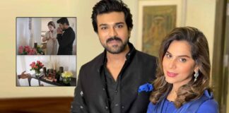 Ram Charan's moving temple travels with him to LA for Oscars