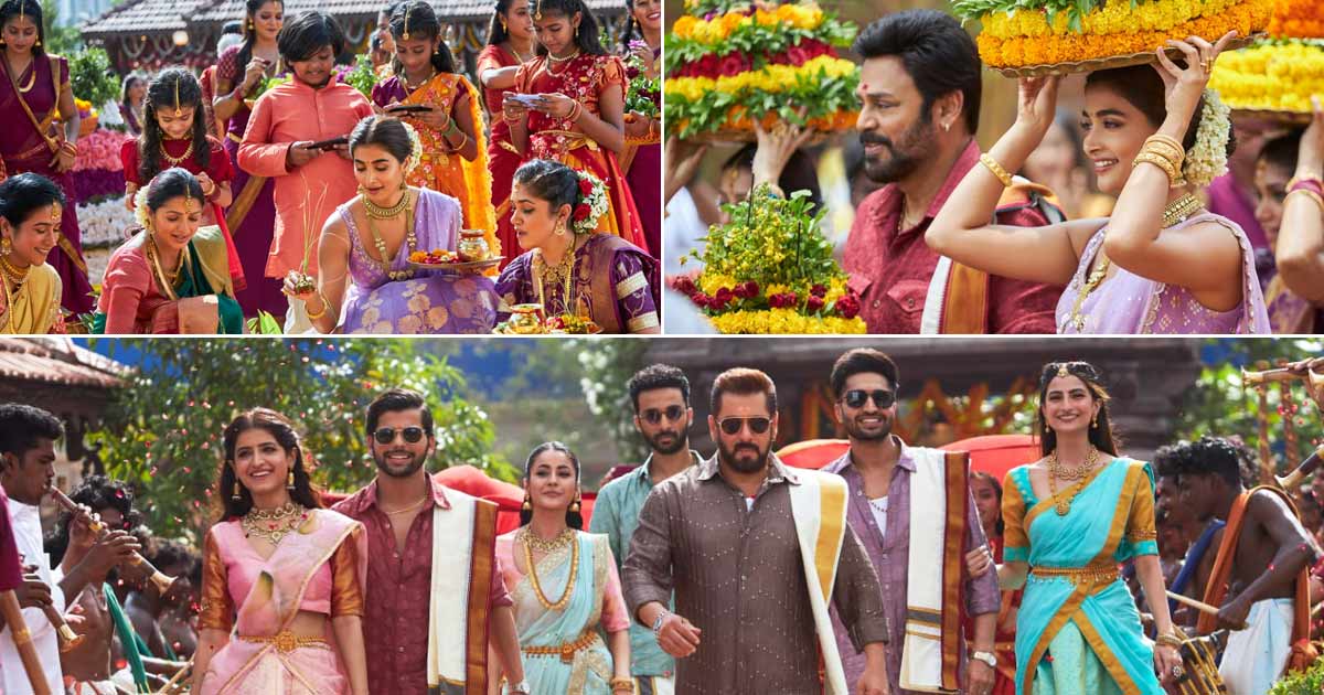 Bathukamma Music Out Now! Salman Khan Celebrates Telangana’s Annual Flower Competition, Shehzaan Gill & Palak Tiwari’s South Indian Look Is Unmissable