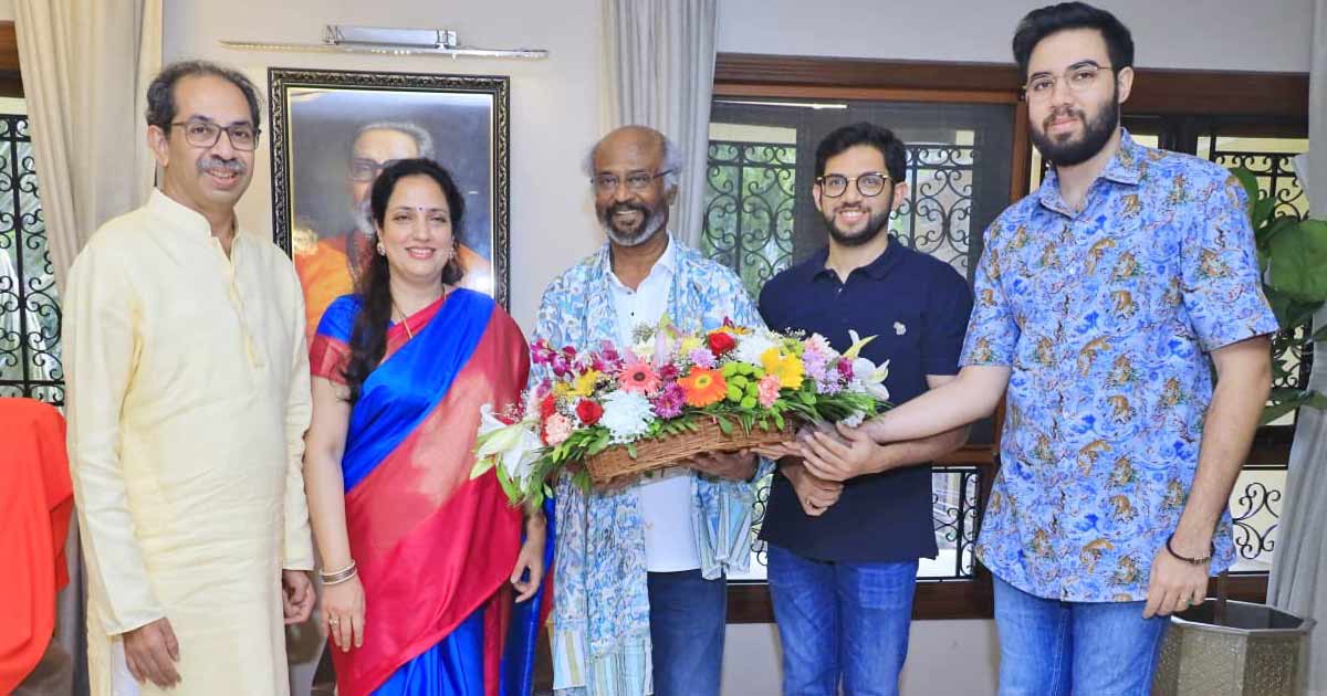 Superstar Rajinikanth's visit 'delights' Thackeray family