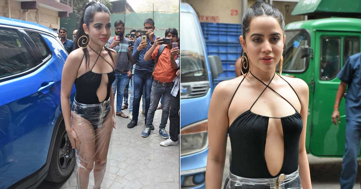 Uorfi Javed’s Transparent Plastic Skirt Gets Compared To Table Covers, Netizens Brutally Troll Saying “Body Bhi Dhak Gayi Aur Dikh Bhi Gaya”