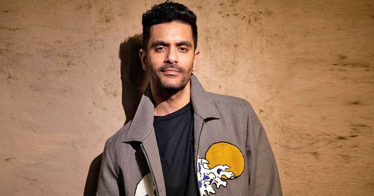 Angad Bedi warms up for his next 400 metre sprint event on April 16