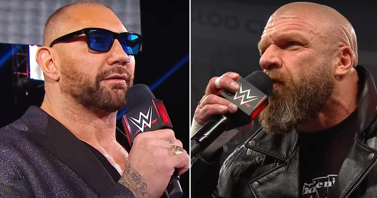 Dave Bautista Spat On Mic During His WWE Promo