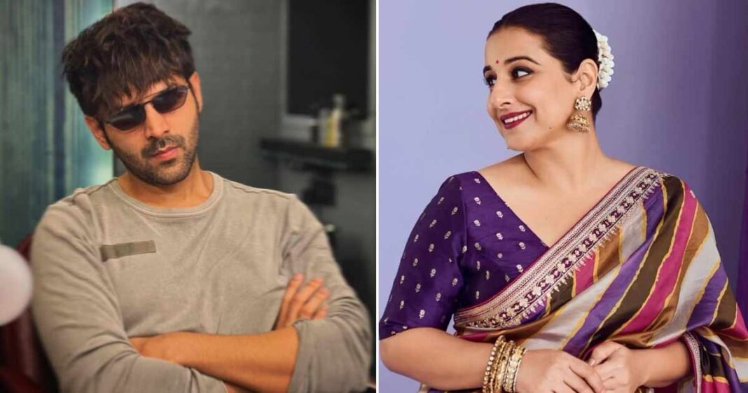 Vidya Balans Viral Video Of Greeting Kartik Aaryan Makes Fans Demand A