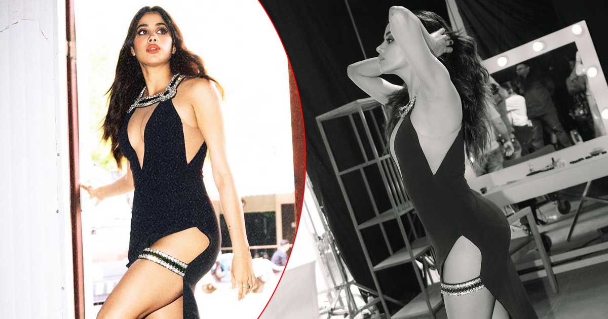 Janhvi Kapoor Turns A Seductress In A Thigh Slit Gown and Fans Are Hypnotised