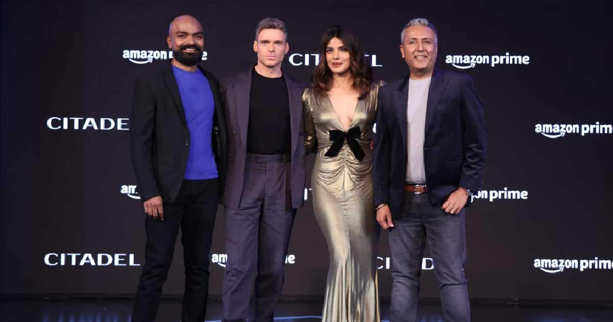 Prime Video’s upcoming global spy thriller- Citadel, kicks-off its global tour with lead cast Richard Madden, and Priyanka Chopra Jonas in Mumbai, India