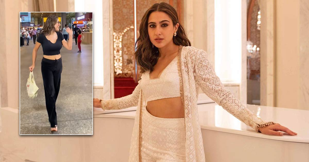 Sara Ali Khan Termed "Overacting Ki Dukaan" As She Runs At Airport To Avoid Paparazzi!