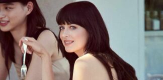 When Dakota Johnson Gave 365 Days Vibes On The Road Wearing A S*xy Black Netted Tube Corset Setting A NSFW Image - See Pic Inside
