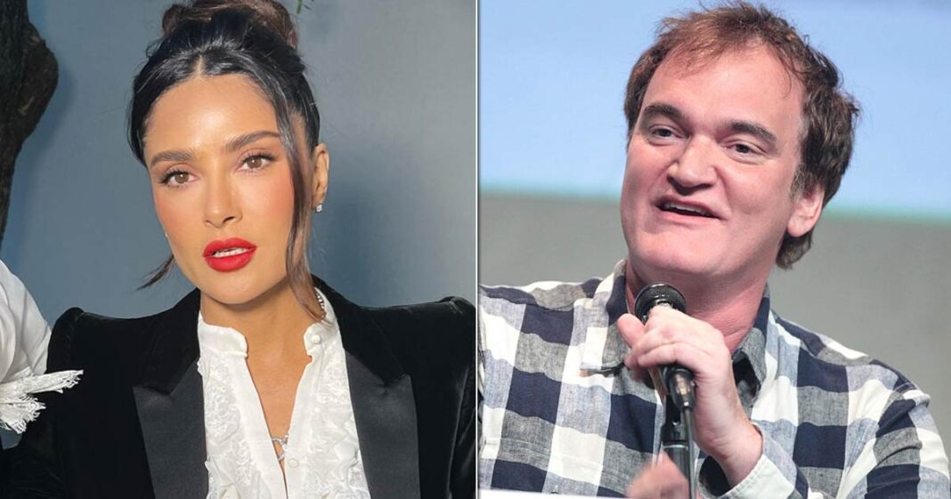 When Quentin Tarantino Sucked Salma Hayek S Toes Who Was Pouring Tequila Down Her Thighs In A