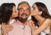 Alaya F shares a happy family picture with Nana Kabir Bedi and mother Pooja Bedi!