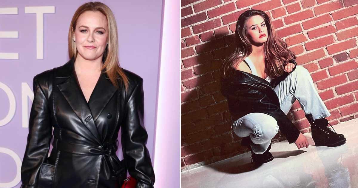 Alicia Silverstone shares funny throwback snap of her being 'over' a photoshoot