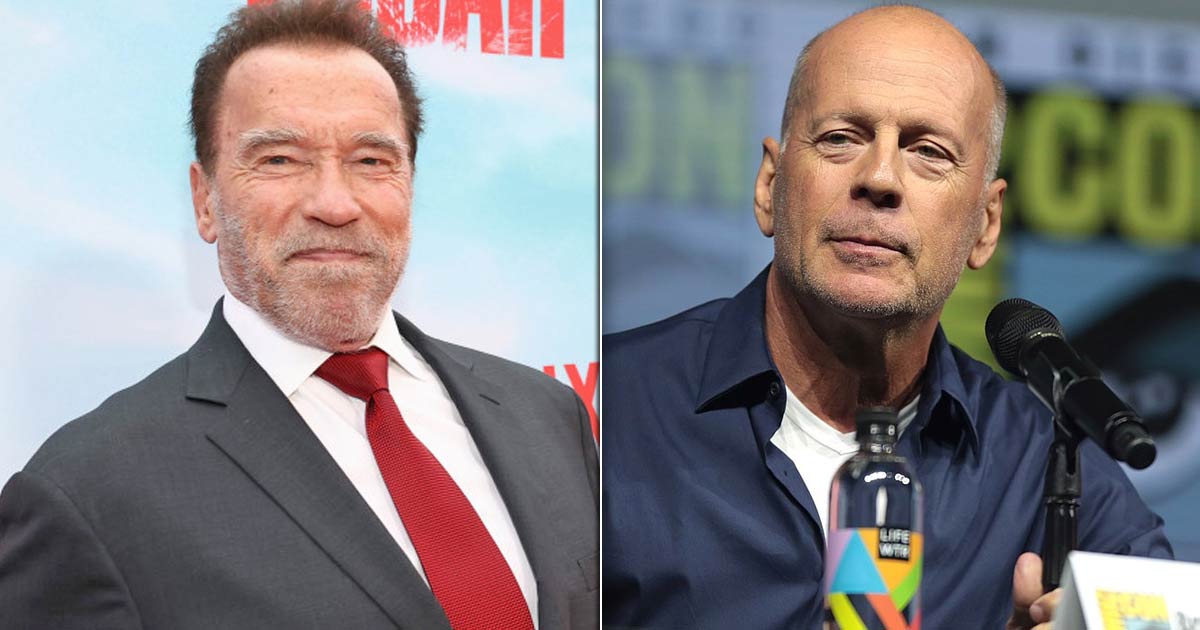 Arnold Schwarzenegger calls Bruce Willis 'a great, great star'