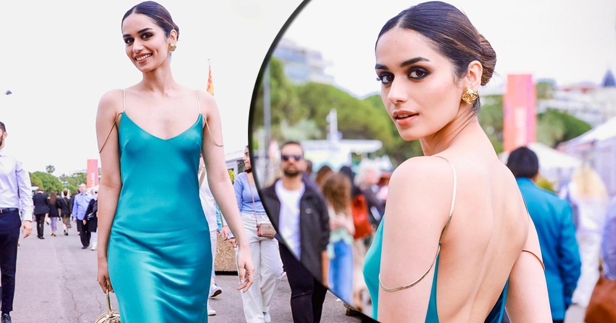 Cannes 2023: Manushi Chhillar Goes Br*less In A Backless Satin Dress Looking Gracious As Ever, She’s Undoubtedly The Best Dressed Indian At The Event - See Pics Inside