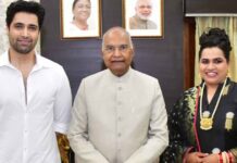 EX-Indian President Sri.Ram Nath Kovind appreciates Adivi Sesh for making and acting in Major