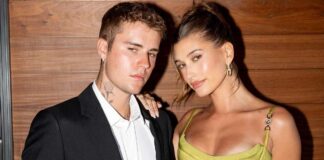 Hailey Bieber Looks Stunning In A Cleav*ge Revealing Mini Blazer Dress As She Accompanies Husband Justin Bieber On A Date Night, Check Out!