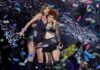 Ice Spice joins Taylor Swift on stage to perform 'Karma' remix at Eras Tour
