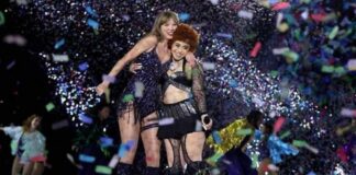Ice Spice joins Taylor Swift on stage to perform 'Karma' remix at Eras Tour