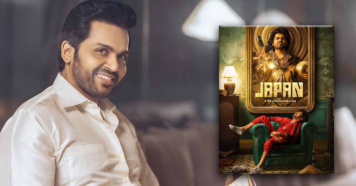 Karthi in and as 'Japan'; teaser of his 25th film out on his b'day
