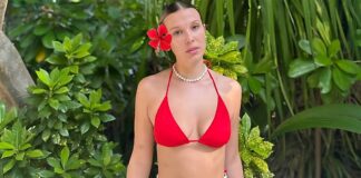 Did Millie Bobby Brown Flaunt Bare A*s In A Peach-Toned S*xy Bodysuit Flaunting Her Curvaceous Figure? Check Out