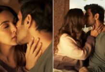 Netizens cannot stop gushing about the enchanting lip-lock scene and crackling chemistry between Kartik Aaryan and Kiara Advani in the song ‘Naseeb Se’ from ‘Satyaprem Ki Katha’